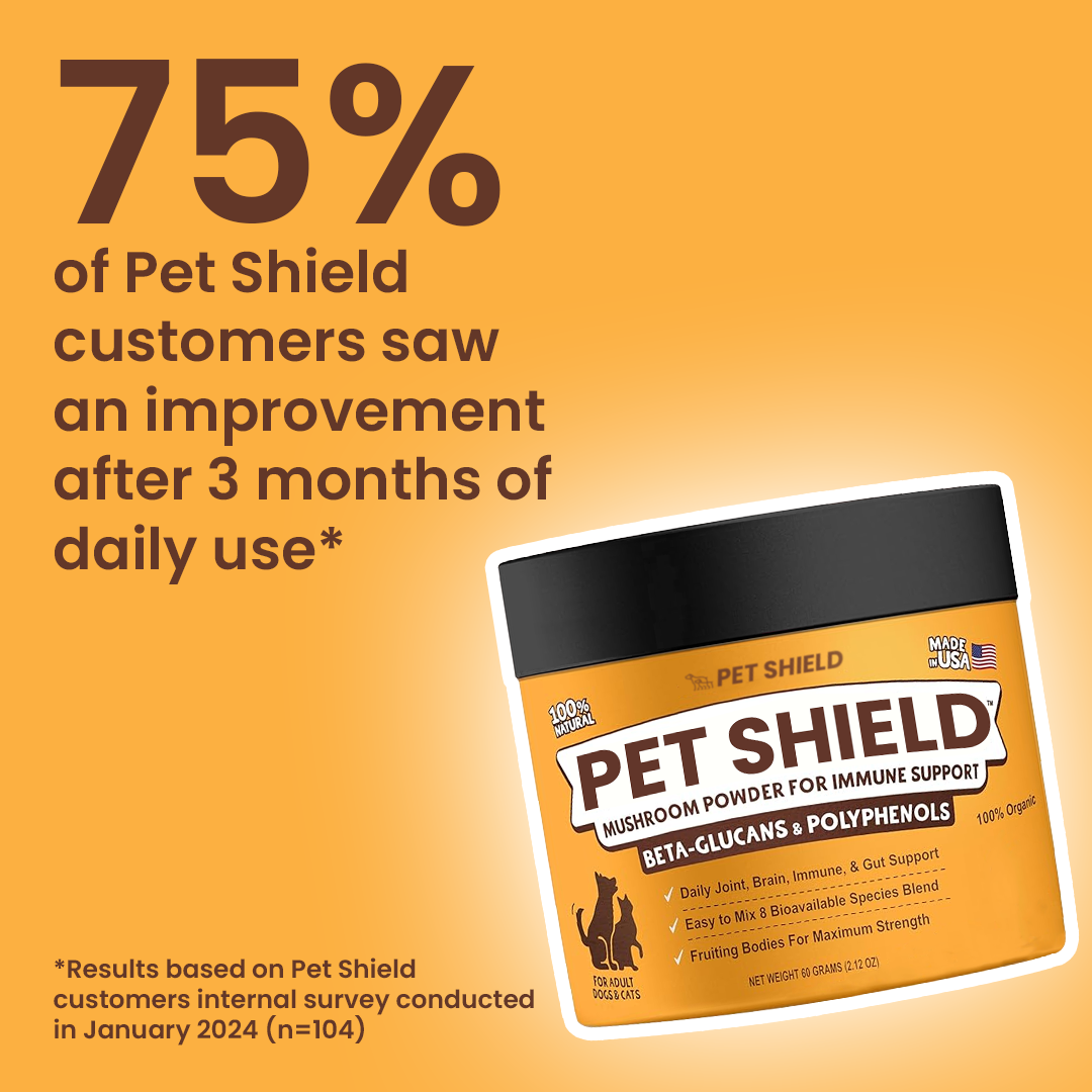 Organic Mushroom Blend for Immune Support For Dogs/Cats With Lumps And Bumps